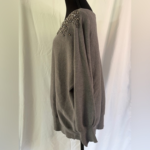 Chico's Charcoal Knit Top XXL - Picture 5 of 7